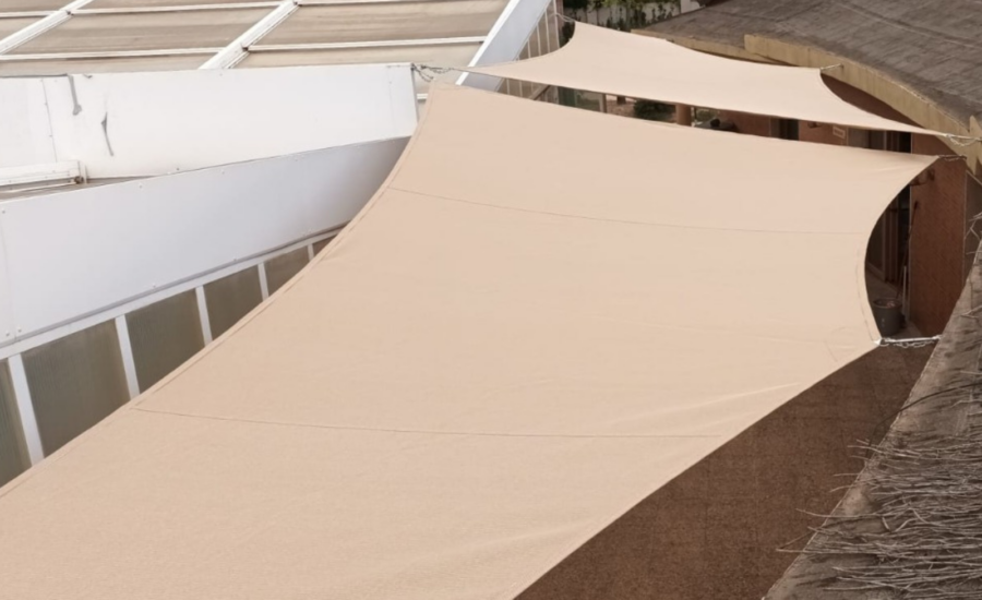 VELAS TENSADAS EN CASA RURAL