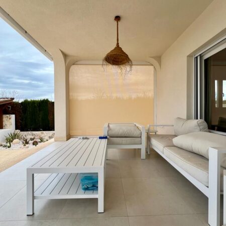 Toldo vertical con Cofre